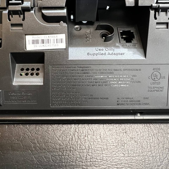 AT&T CL83464 DECT 6.0 Cordless Call ID Announce Phone System w/ 3 Handsets - Picture 15 of 15